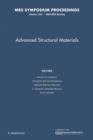 Image for Advanced Structural Materials: Volume 1243