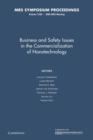 Image for Business and Safety Issues in the Commercialization of Nanotechnology: Volume 1209