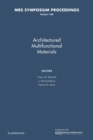 Image for Architectured Multifunctional Materials: Volume 1188