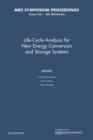 Image for Life-Cycle Analysis for New Energy Conversion and Storage Systems: Volume 1041