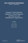 Image for Progress in Semiconductor Materials V: Volume 891 : Novel Materials and Electronic and Optoelectronic Applications