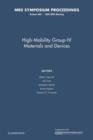 Image for High-Mobility Group-IV Materials and Devices: Volume 809