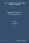 Image for Materials Reliability in Microelectronics III: Volume 309