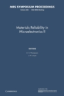 Image for Materials Reliability in Microelectronics II: Volume 265