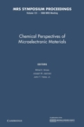 Image for Chemical Perspectives of Microelectronic Materials: Volume 131