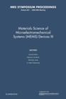 Image for Materials Science of Microelectromechanical Systems (MEMS) Devices III: Volume 657