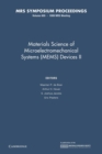 Image for Materials Science of Microelectromechanical Systems (MEMS) Devices II: Volume 605