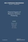Image for Chemical Aspects of Electronic Ceramics Processing: Volume 495