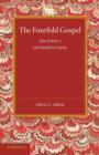 Image for The Fourfold Gospel: Volume 1, Introduction