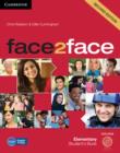 Image for face2face Elementary Student&#39;s Book with DVD-ROM