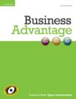 Image for Business advantageUpper-intermediate,: Teacher&#39;s book