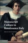 Image for Manuscript Culture in Renaissance Italy