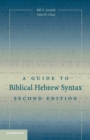 Image for A guide to Biblical Hebrew syntax
