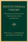 Image for Institutional Theory