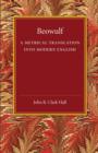 Image for Beowulf  : a metrical translation into modern English