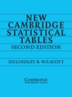 Image for New Cambridge Statistical Tables