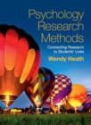 Image for Psychology research methods  : connecting research to students&#39; lives