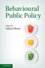 Image for Behavioural Public Policy