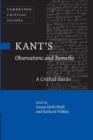 Image for Kant&#39;s Observations and Remarks