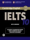 Image for Cambridge IELTS 10  : authentic examination papers from Cambridge ESOL: Student&#39;s book with answers