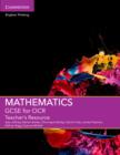 Image for GCSE Mathematics for OCR Teacher&#39;s Resource Free Online