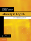Image for Meaning in English  : an introduction