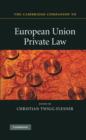 Image for The Cambridge companion to European Union private law