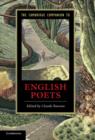 Image for The Cambridge companion to English poets