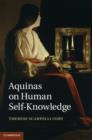 Image for Aquinas on human self-knowledge