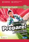 Image for Cambridge English prepare!Level 5: Student book and online workbook with testbank