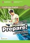 Image for Cambridge English Prepare! Level 7 Student&#39;s Book and Online Workbook with Testbank