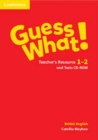 Image for Guess What! Levels 1-2 Teacher&#39;s Resource and Tests CD-ROM British English