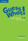 Image for Guess What! Levels 3-4 Teacher&#39;s Resource and Tests CD-ROMs