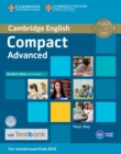 Image for Compact Advanced Student&#39;s Book with Answers with CD-ROM with Testbank