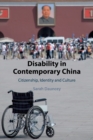 Image for Disability in Contemporary China