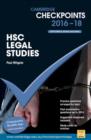 Image for Cambridge Checkpoints HSC Legal Studies 2016-18