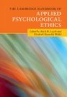 Image for The Cambridge handbook of applied psychological ethics