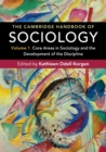 Image for The Cambridge handbook of sociologyVolume 1
