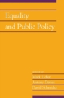 Image for Equality and Public Policy: Volume 31, Part 2