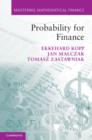 Image for Probability for finance