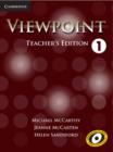 Image for Viewpoint Level 1 Teacher&#39;s Edition with Assessment Audio CD/CD-ROM