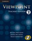 Image for Viewpoint Level 2 Teacher&#39;s Edition with Assessment Audio CD/CD-ROM