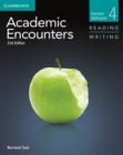 Image for Academic Encounters Level 4 Student&#39;s Book Reading and Writing