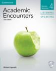 Image for Academic Encounters Level 4 Student&#39;s Book Listening and Speaking with DVD