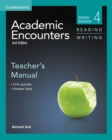 Image for Academic Encounters Level 4 Teacher&#39;s Manual Reading and Writing