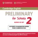 Image for Cambridge English Preliminary for Schools 2 Audio CDs (2)
