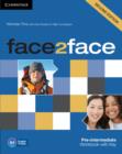 Image for face2face Pre-intermediate Workbook with Key