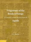 Image for Fragments of the Books of Kings according to the translation of Aquila