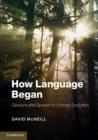 Image for How Language Began