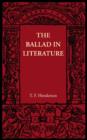 Image for The Ballad in Literature